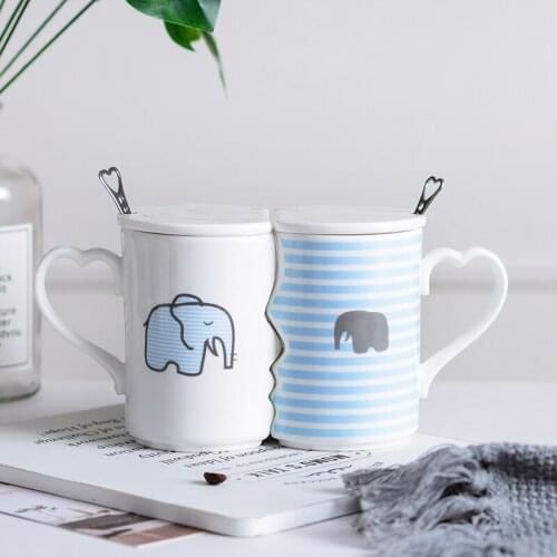 Christmas mug Coffee Creative funny mug Simple Travel Ceramic Cup Couple Mug Water Cup Wedding Present Christmas Funny Mugs