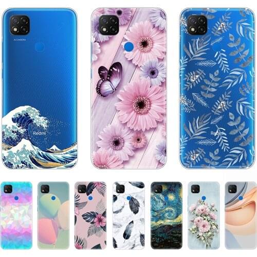Silicon Case for Xiaomi Redmi 9C Fashion Flexible Cover on Redmi 9C Shell Cover Ultra-thin Anti-knock Shockproof Personality