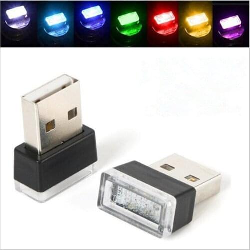 LED Car Atmosphere Light USB Car Interior Decorative Light For Land Rover Range Rover for Skoda Fabia Rapid Superb Yeti Octavia