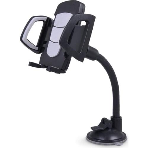 Universal Car Windshield Phone Holder Long Arm Stand Bracket with Suction Cup