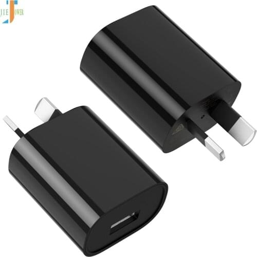 USB Power Adapter 5V 1A Australia New Zealand AU Plug Wall Charger For iPhone for Samsung Smart Phone AH UL FCC SAA certifi 50 p