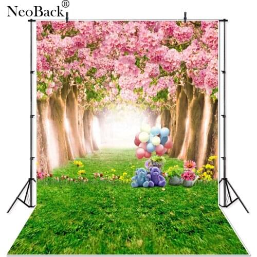 Spring Easter Pink Floral Photographic Backgrounds Children Photo Backdrops Vinyl Backgrounds Photo Studio Photo Backgrounds