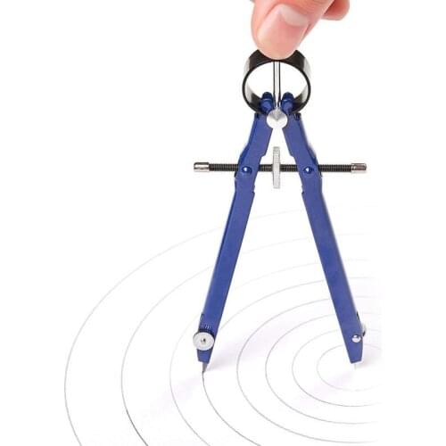 XSXS--2 Pack Drafting Compass with Lock Math Bow Compass Drawing Metal Compass with Wheel Geometry Compass Bow Divider Precision