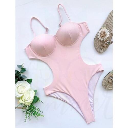 Bikini Swimwear Women 1 Piece Swimsuit Sexy Bathing Suit Biquini Brasileiro Maillot De Bain Femme Monokini Tankini