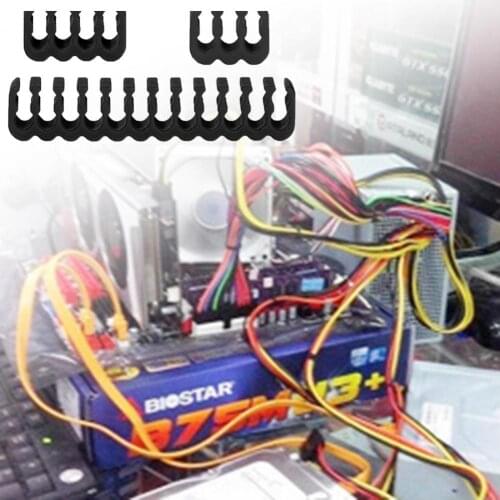 1 Set Cable Winder Compact Eco-friendly Lightweight Motherboard Power Supply Cable Manager for Computer