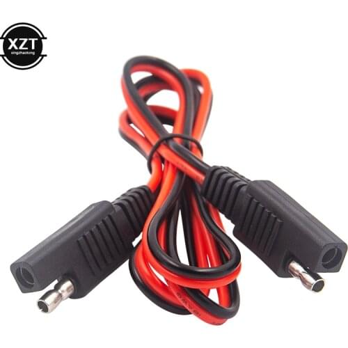 1Pcs 10A SAE to SAE Power Automotive Extension Cable Harness SAE Connector Cable Quick Disconnect 1M 2M Connector For Car