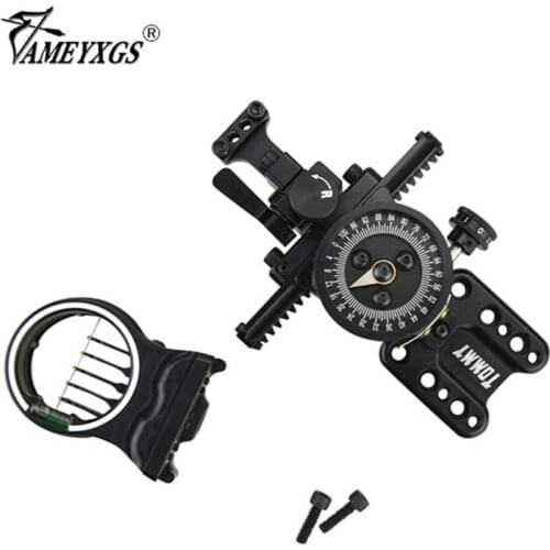 1pc Archery Compound Bow Sight Fine Adjustable Pointer 5 pins Sight For Hunting Shooting Training Aiming Accessories