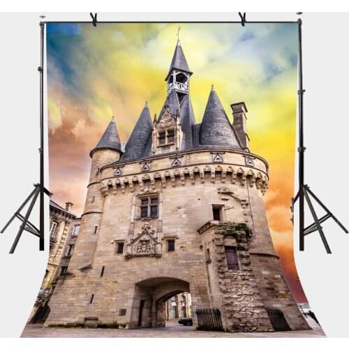 150x220cm Backdrop European Ancient Architecture Photography Background Studio Props