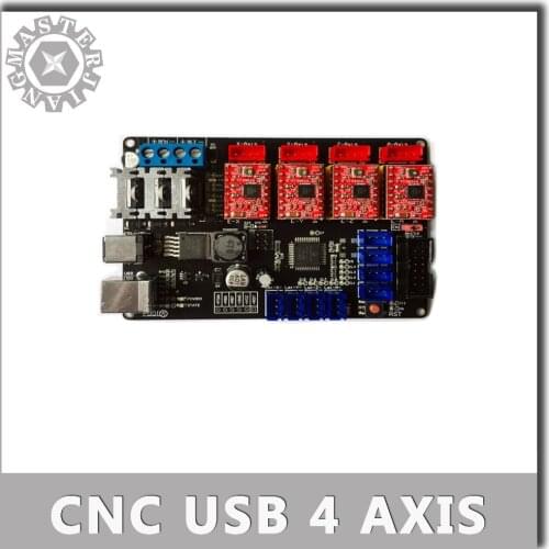 4 Axis Laser Engraving Machine Single Control Board CNC USB Controller for DIY laser Engraver Machine