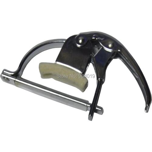 Alice A007B Chrome Metal Wool Pad Classical Guitar Capo