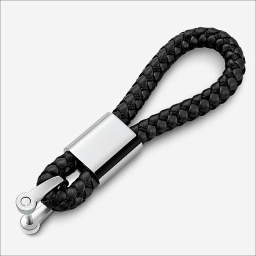 Car key chain Key buckle Leather Pendant Key chain Hand knitted Fashion simplicity