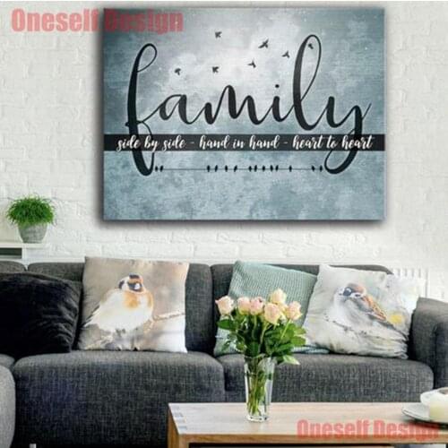 Great diamond painting full family home 5d diamond embroidery full set family 5d diamond mosaic decoration home wall sticker