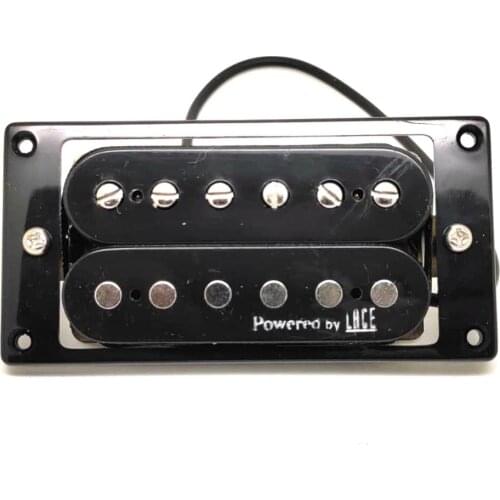 Powered By Lace Guitar Neck Humbucker Pickups Black
