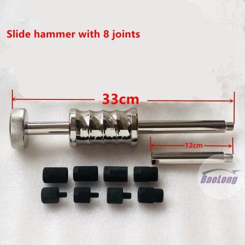 Diesel common rail injector sliding hammer puller, fuel injector removing vehicle dismantling tool for Bosch injector slip lama