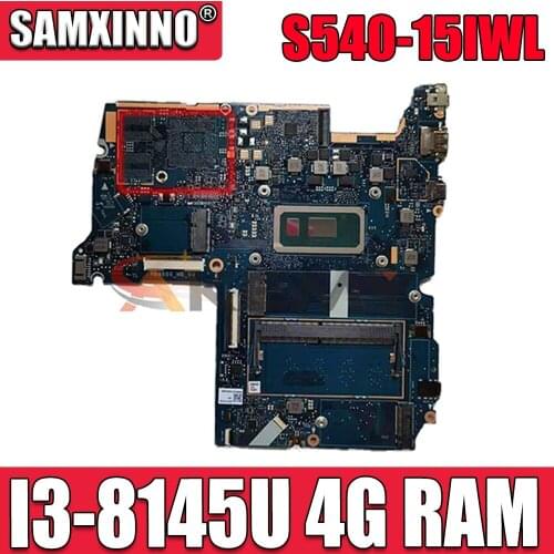 For Lenovo Ideapad S540-15IWL Laptop Motherboard 81NE CPU:I3-8145U SRFFZ UAM RAM:4G FRU:5B20S42212 Test ok