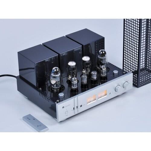 MUZISHARE X10 KT150 dual-biliary rectifier single-ended class A amplifier and pure final stage, 22W+22W，10HZ~70KHZ