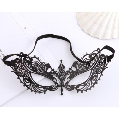 Laser Cut Halloween Prom Cosplay Wedding Ball Masks Venetian Metal Costume Masquerade Party Mask