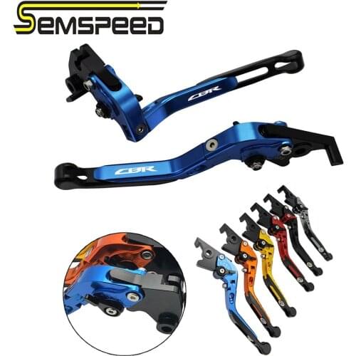 Logo CBR Levers For Honda CBR500R CBR300R CBR250R CBR 500R 300R 250R Motorbike Adjustable Folding Extendable Clutch Brake Lever