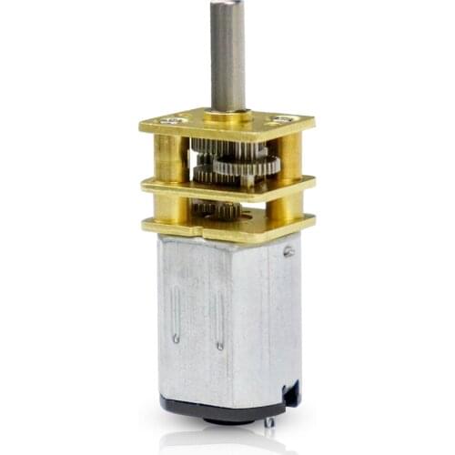 N20 Micro Speed Gear Motor 30/50/100/200/300RPM/1000RPM DC 6V 12V Reduction Gear Motors Gear Reducer Motors for Car Robot Model