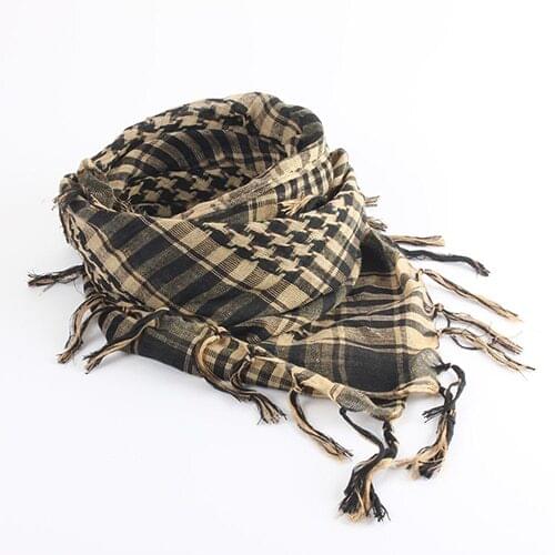 2017 New Unisex Lightweight Plaid Tassel Arab Desert Shemagh KeffIyeh Scarf Wrap Pashmina