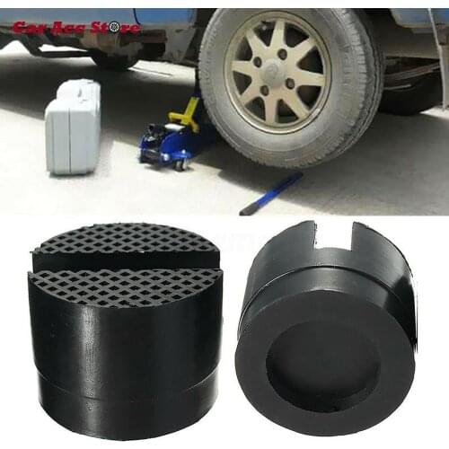 1Pcs 5cm Universal Car Jack Rubber Pad Slotted Frame Blocks Rail Floor Jack Guard Adapter Rubber Pads Car Jack Rubber Pad