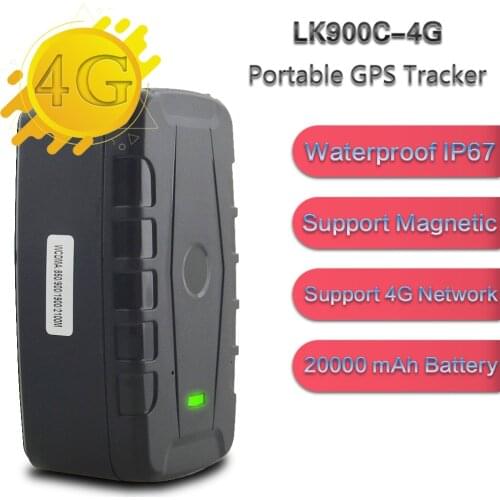 High Quality 4G LTE GPS Car Tracker LK900C-4G 20000mAh Big Battery 240 Days Long Standby GPS Track Device Geo-fence GPS Locator