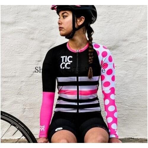 2019 women Long sleeve standard weight jerseys New cycling jersey MTB RBX BMX riding clothing Breathable bike ride wear