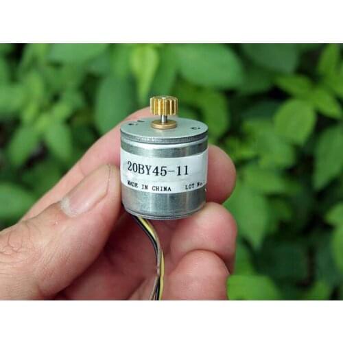2pcs DC6V 20BY45 20MM 2-phase 4-wire Stepper motor,18 degree step angle,use for photo printers/security equipment/DIY, etc