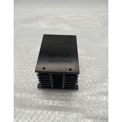 3PCS Brand new original three-phase solid state relay radiator 40A 60A 80A 100A heat sink base black