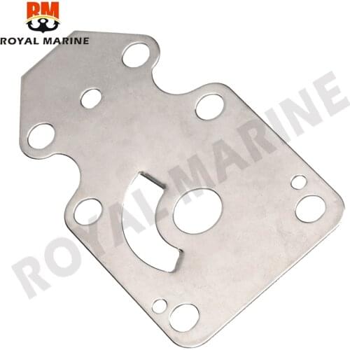 63V-44323-00 Stainless Steel Outer Plate For Yamaha Parsun Hidea 2 Stroke 15HP Outboard Motor Water Pump 63V-44323