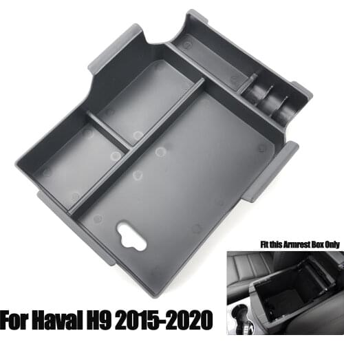 Car Styling Modified Central Armrest Storage Box Glove BOX Pallet Phone holder Case For HAVAL H2 H6 H7 H9 Car Accessories