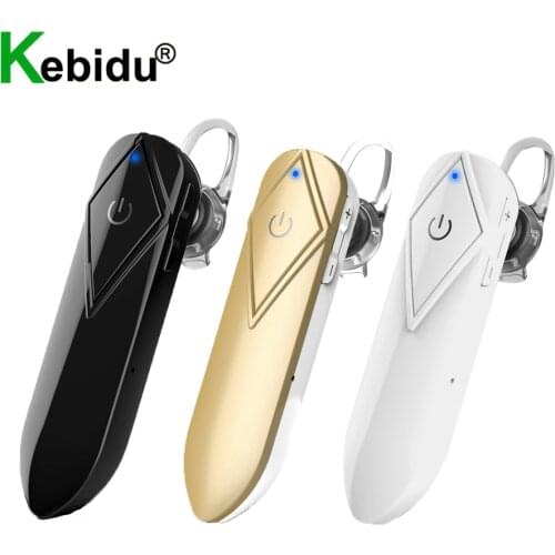 Handsfree Wireless Headset Bluetooth 5.0 Earpiece Headphones Mini Wireless Earphone Earbud Earpiece For All Smart Phones