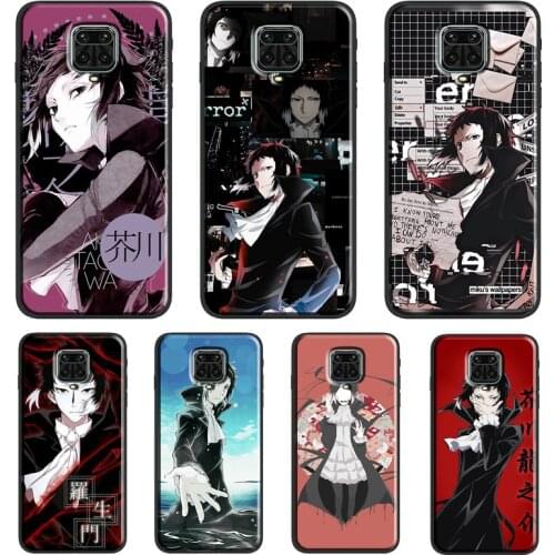 Ryunosuke Akutagawa Bungo Stray Dogs Case For Xiaomi Redmi Note 10 Pro 7 8 9S 8T Note 9 Pro Back Cover For Redmi 9A 9C 9T 7A 8A