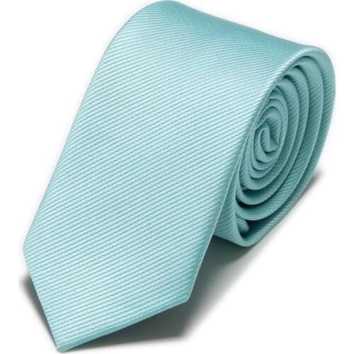 HOOYI Turquoise blue Men Ties Black Tie Mariage Necktie Polyester Gift 19 colours