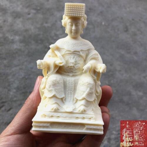 GOOD 2020 HOME OFFICE COMPANY SHOP CAR TOP EFFICACIOUS PATRON SAINT GOD MAZU SEA GOD GUAN YIN FENG SHUI CARVING ART STATUE