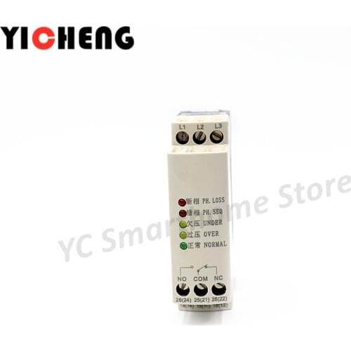 JVRD-380 220v-460v Overvoltage and undervoltage phase sequence protector/Three-phase power monitoring relay