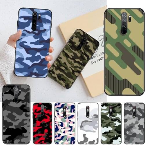 Camouflage Pattern Camo military Army Phone Case for Redmi 9A 8A 7 6 6A Note 9 8 8T Pro Max Redmi 9 K20 K30 Pro
