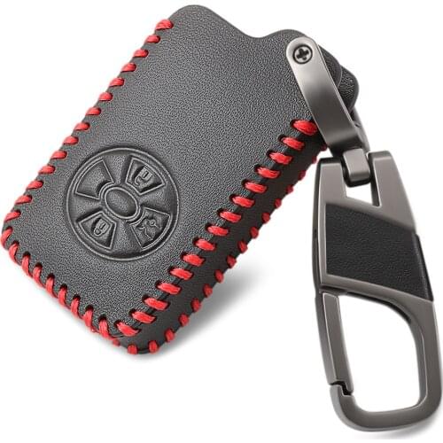 3 Button Leather Car Remote Key Cover Fob Case for Toyota RAV4 2009 2011 RAV 4 Yaris Estima Alphard Vellfire Avalon Vitz Ractis