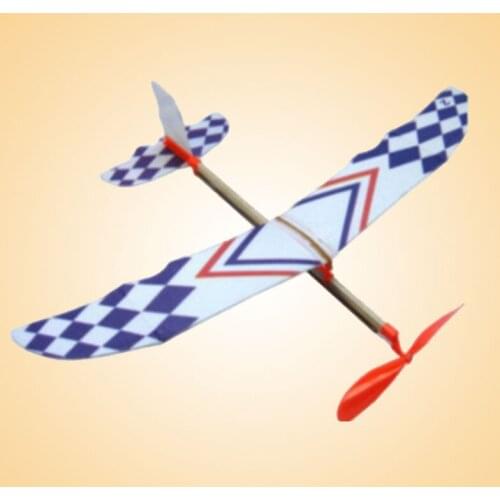 Flying Glider Planes Aeroplane Toys Rubber Band Development Childrens Gift