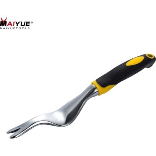 MAIYUE Portable Manual Garden weeder Aluminum Hand Weed Puller Lightweight Puller Root Remover Outdoor