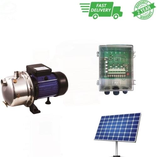 Solar pump 72v high pressure booster solar water surface pump solar 72v surface pump 750W high pressure pool solar pump
