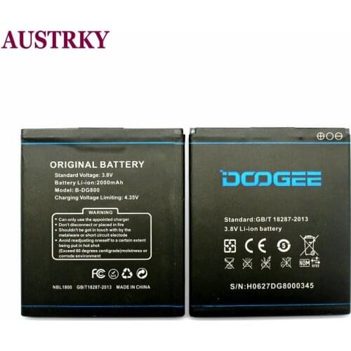 New 2000mAh Battery for Doogee -DG800 Mobile phone+ Tracking Code