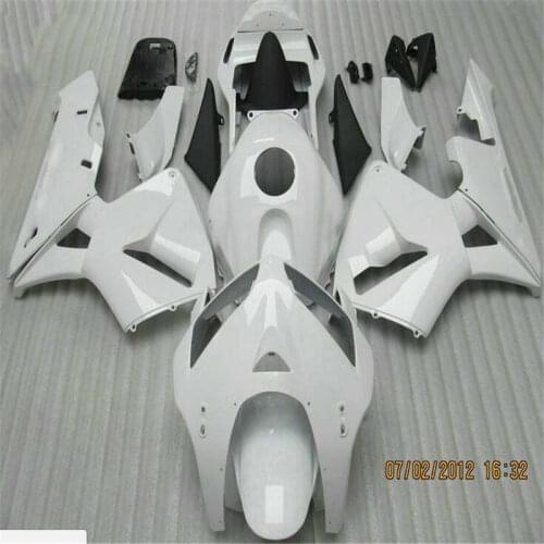 Dor-new white black fairing kits for CBR600RR 03 04 F5 CBR 600RR 03-04 CBR600 RR 2003 2004 silver black fairings