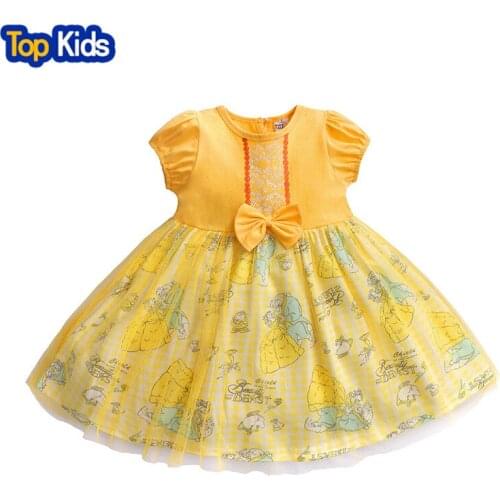 Toddler Girl Dresses For Little Girl School Wear Children Wedding And Halloween Clothing Kids Party Dresses For Girl 1-6T MBD074