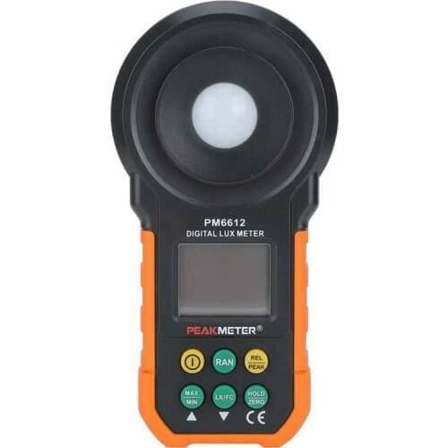PM6612 Portable High Accuracy Handheld Digital Light Meter Luxmeter Illuminometer Testing Instrument