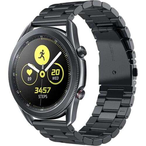 22mm 20mm band for samsung galaxy watch 46mm/42mm gear S3 Frontier/classic huawei watch gt 2/2E active 2 strap metal bracelet