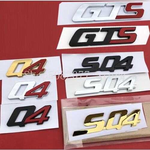 Handwriting English Letters Emblem for Maserati Ghibli Levante Gransport Quattroporte Q4 SQ4 GTS Logo Car Trunk Side Sticker
