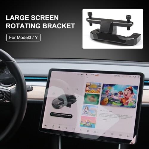 Dedicated Rotating Bracket Center Console Screen Swivel Bracket Navigation Holder Perfect for 2021 Tesla Model 3 Y 2020 Model 3