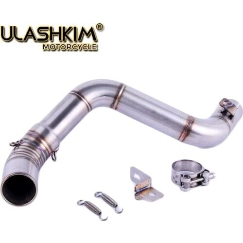 Motorcycle Exhaust middle pipe Round Muffler for DUKE125 DUKE 200 DUKE 250 DUKE 390 2012-2016 Slip-On motor exhaust adapter