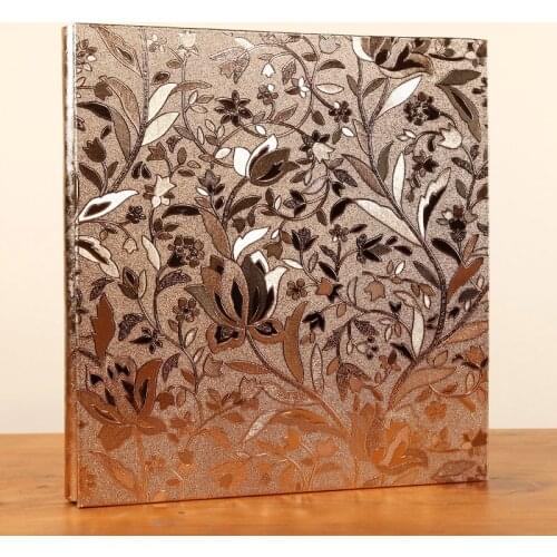 High Quality 6 Inch 600 Pocket PU Leather Album Vintage Engraving Manual DIY Insert Scrapbook Large Capacity Collection Albums